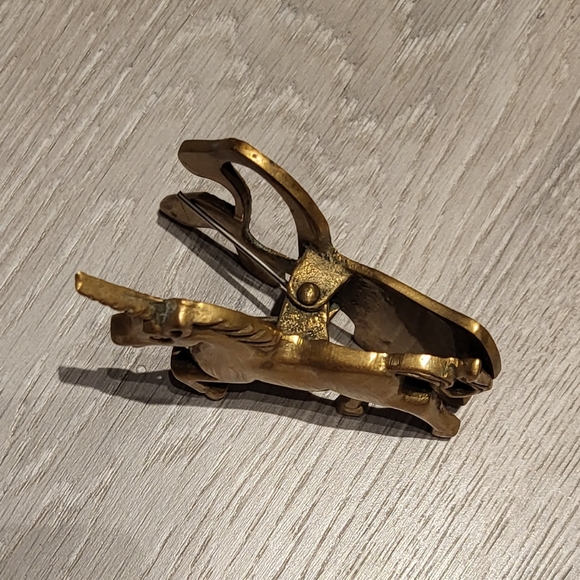 Vintage Brass Unicorn Clip - Picture 6 of 11